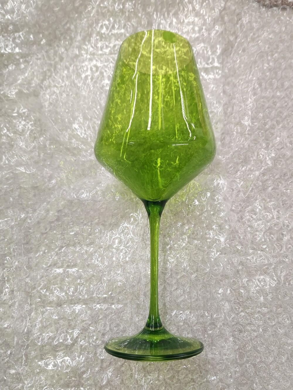 Estelle Colored Glass Wine Stemware Forest Green - Picture 5 of 6